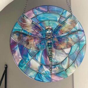 🌼2 for $25🌼 Dragonfly, pastel colors, 6 inches, acrylic, suncatcher